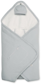 BEMINI Wickeldecke Pady tetra jersey + teddy Grizou