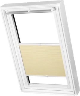 ventanara Dachfensterplissee Dachfenster passend für Velux Fenster Beige Verdunkelung FK06