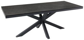 riess-ambiente Gartentisch GALAXIE 200cm anthrazit (Einzelartikel, 1-St), Outdoor · Keramik · Aluminium · Terrasse · wetterfest · Modern Design