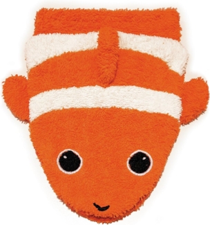 Fürnis 596.0 Waschlappen Clownfisch BIO, orange