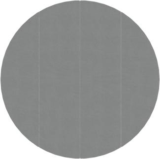vidaXL Pool-Bodentuch, Hellgrau, 150 gr/m² Polyester, Ø 428 cm