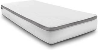 7 Zonen ergonomische Taschenfederkernmatratze Sleezzz Diamond T1000 100 x 200 cm, Höhe 23 cm, Härtegrad H2/H3, 1000 Federn/2m²