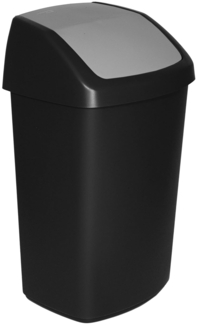 CURVER Abfallbehälter Swing-Top mit Schwingdeckel 50 l soft grau