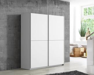 Forte Set: Kleiderschrank+Einlegeböden, Holzwerkstoff, weiß, 170x190