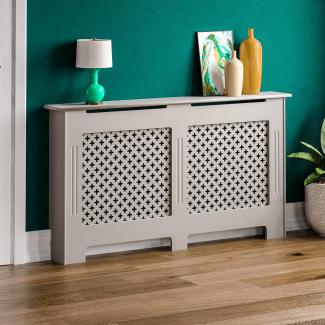 Vida Designs Kommoden & Sideboards, Mitteldichte Holzfaserplatte, Grau, Groß