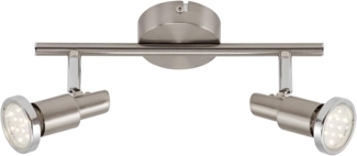 Briloner 2er Spot Cool nickel-matt 27,5x12 cm GU10