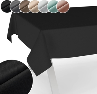 ANRO Tischdecke Hochwertig Tischwäsche mit Beschichtung (Einzelstück 1-tlg), Premium TEFLON und 2-Fache Acryl Beschichtung