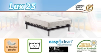 Lux 25 - Orthopädische 11 Zonen Kaltschaum Matratze - Höhe ca. 25 cm - Raumgewicht 40 Kg/m³