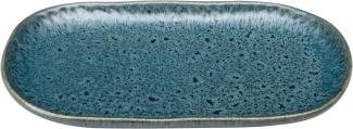 Leonardo Platte Matera Blau (22x12 cm) 022845