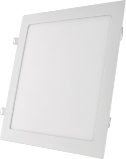 EMOS LED Panel 25 W, quadratische 2000 lm Einbauleuchte, Deckenleuchte in Weiß mit Durchmesser 30 cm, extra flach, Einbautiefe 2,1 cm, Lichtfarbe warmweiß 3000 K, inkl. LED-Treiber