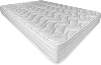 Somnia - Sena Reversible Memory-Foam-Matratze 90x200 (Winterseite-Sommerseite), Festigkeit-mittlere Härte, Dicke 20 cm, milbenhemmend, antibakteriell und hypoallergen