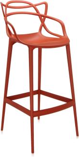 Kartell Masters Stool Hocker, Orange Rost, H. 75