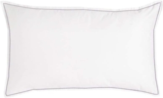 Traumschlaf Uni Kissenbezug White Collection Pico-Pico|40x60 cm| dark-grey