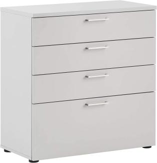 MÖBELPARTNER Unterschrank Aktenschrank Büroschrank Lichtgrau 84,2 x 80,2 x 41 cm