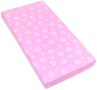 Amilian Spannbettlaken Spannbetttuch für Babybett Kinderbett Baby 100% Baumwolle 140x70 cm, Gummizug: an den Ecken, in vielen Mustern erhältlich