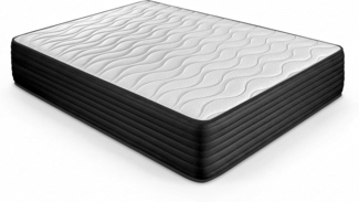 DUÉRMETE ONLINE Viskoelastische Matratze, Pocket Visco, wendbar (Winter-Sommer), Härte: mittel bis hoch, Dicke 30 cm, milbendicht, antibakteriell und hypoallergen, 135x190 cm