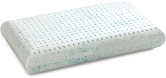 Gel Latexkissen Classic Nackenkissen 40x60 40x80 Höhe 14 cm - Baumwoll Kissenbezug - 40x80x14
