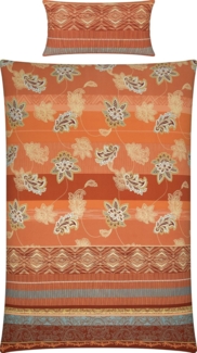 Erwin Müller Bettwäsche Bettwäsche, Biber, 2 teilig, Flanell Blumen