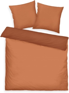 TOM TAILOR HOME Bettwäsche TWO-TONE SOLID COLORS in Gr. 135x200cm, 155x220cm oder 200x220cm, Satin, 3 teilig, new bedroom, Doppelnaht am Kissen