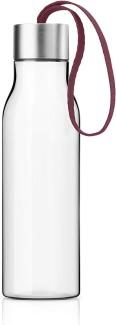 Eva Solo Trinkflasche Pomegranate, Flasche, Kunststoff, Edelstahl, Silikon, Polyester, Dunkelrot, 500 ml, 503040