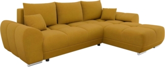 Ecksofa Lonkor mit Bettkasten und Schlaffunktion (Farbe: Velo 626)