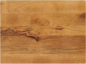 vidaXL Tischplatte 70x50x3,8 cm Rechteckig Massivholz Mango 371653