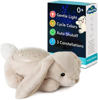 Cloud b Beruhigendes Nachtlicht Sternenprojektor | Sanfte Helligkeit | 3 Farben | 3 Sternbilder | Abschaltautomatik | Hase