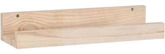 Calicosy Wandregal aus massiver Kiefer - L40 x H7 cm - Helles Holz