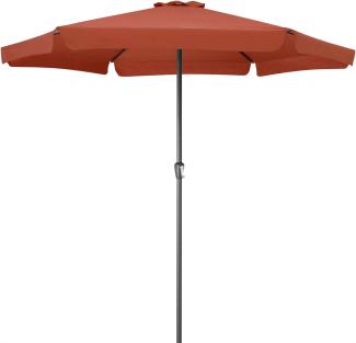 Kingsleeve Sonnenschirm 330cm Aluminium UV-Schutz 50+ terracotta