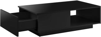 en. casa Couchtisch Biskra 95 x 55 x 31 cm Schwarz