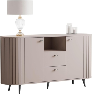 Lookway Kommode ELODIE II 150 cm mit gefrästen Fronten und Soft-Close-System