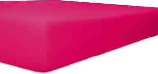 Kneer Qualität 93 Exclusive-Stretch Spannbetttuch,180x200-200x220, 52 fuchsia