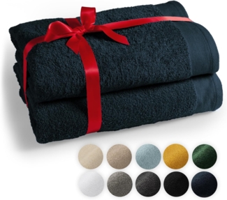 Blumtal Handtuch Premium 2-TLG. Saunatuch Set 80x200 cm