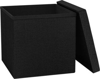 VCM Sitzbank Boxas 921037 Anthrazit H. 38 x B. 38 x T. 38 cm