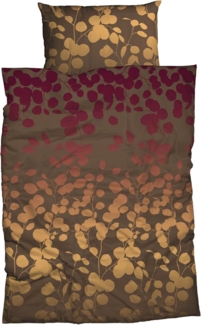 CASATEX Bettwäsche Milena Beige Satin 200 x 200 + 2x 80 x 80 cm