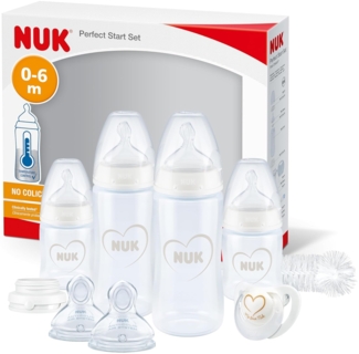NUK Babyflasche NUK First Choice+ Perfect Start Set – Flaschen & Sauger Komplett, Perfect Start Set