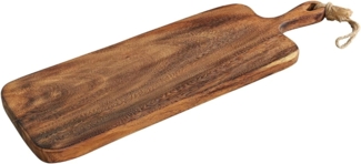 Auswahl - Zassenhaus Servierbrett Servierplatte Schneidebrett Vesperbrett Akazie Griff-Servierbrett 60cm