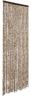 vidaXL Fliegenvorhang Beige und Braun 56x200 cm Chenille 377387