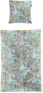 Irisette Tokio Mako-Satin Bettwäsche 155x220 Tropisch Asiatisch Palmen 8598-20
