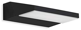 Telefunken - LED Außenwandleuchte, Außenwandlampe, Kopf drehbar, 10 Watt, 1. 100 Lumen, 4. 000 Kelvin, IP44, Schwarz, 172 x 141 x 52 mm (LxBxH)