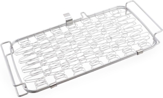 Primaster Grillkorb, Edelstahl Gemüsekorb Fischbräter, 44 x 23 x 5cm