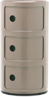 Kartell Componibili, Container 3-fächer, Taupe