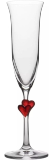 Stölzle Lausitz L'AMOUR Champagnerkelch weiß 2er Set - A