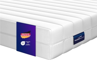 Traumnacht Basic 2 in 1 Duo 7- Zonen Kaltschaummatratze, Härtegrad 2 und 3, Öko-Tex zertifiziert, 90x210 cm, Höhe 15 cm, produziert nach deutschem Qualitätsstandard