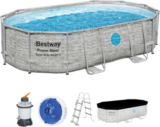 Bestway Power Steel Pool-Set 488x305x107 cm 93335