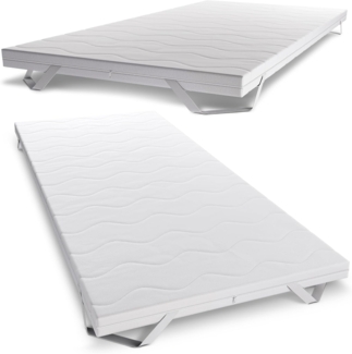KNERST, Topper Matratzentopper 5cm Höhe, Atmungsaktiv, Pflegeleicht, Polyurethane Schaum - 5 cm Höhe, atmungsaktiv, ergonomisch
