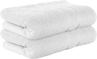 StickandShine Badetuch 2er Set Premium Frottee Badetuch 100x150 cm Baumwolle Frottee, 100% Baumwolle 500GSM Frottee