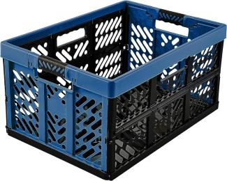 keeeper Stabile Profi-Klappbox mit Soft-Touch Griffen, 45 l, Ben, Eco Blue (Blau)