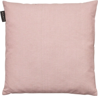 LINUM PEPPER Premium Kissenhülle für Dekokissen 40x40 cm, 100% Baumwolle, Maschinenwaschbar, Altrosa