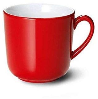 Dibbern Solid Color signalrot Becher mit Henkel 0,32 l
